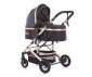 Комбинирана бебешка количка с обръщаща се седалка за деца до 15кг Chipolino Естел, антрацит KKES02201AN thumb 2