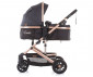 Комбинирана бебешка количка с обръщаща се седалка за деца до 15кг Chipolino Естел, антрацит KKES02201AN thumb 3