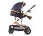 Комбинирана бебешка количка с обръщаща се седалка за деца до 15кг Chipolino Естел, антрацит KKES02201AN thumb 8