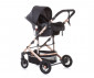 Комбинирана бебешка количка с обръщаща се седалка за деца до 15кг Chipolino Естел, антрацит KKES02201AN thumb 9