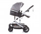 Комбинирана бебешка количка с обръщаща се седалка за деца до 15кг Chipolino Естел, платина KKES02202PL thumb 8