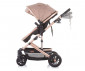 Комбинирана бебешка количка с обръщаща се седалка за деца до 15кг Chipolino Естел, хумус KKES02203HU thumb 7