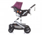 Комбинирана бебешка количка с обръщаща се седалка за деца до 15кг Chipolino Естел, люляк KKES02205LL thumb 10