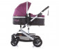 Комбинирана бебешка количка с обръщаща се седалка за деца до 15кг Chipolino Естел, люляк KKES02205LL thumb 3