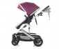 Комбинирана бебешка количка с обръщаща се седалка за деца до 15кг Chipolino Естел, люляк KKES02205LL thumb 7