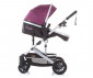 Комбинирана бебешка количка с обръщаща се седалка за деца до 15кг Chipolino Естел, люляк KKES02205LL thumb 8