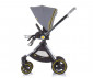 Комбинирана бебешка количка с обръщаща се седалка за деца до 22кг Chipolino Елит 3в1, платина KKET02202PL thumb 10