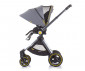 Комбинирана бебешка количка с обръщаща се седалка за деца до 22кг Chipolino Елит 3в1, платина KKET02202PL thumb 11