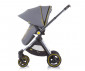 Комбинирана бебешка количка с обръщаща се седалка за деца до 22кг Chipolino Елит 3в1, платина KKET02202PL thumb 12