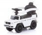 Детска музикална количка за яздене и каране с крака Chipolino Mercedes G350D, бяла ROCMB02101WH thumb 3