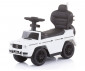 Детска музикална количка за яздене и каране с крака Chipolino Mercedes G350D, бяла ROCMB02101WH thumb 4