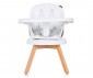 Повдигащо детско столче за хранене Chipolino 3в1 Рото, бяло STHRT02204IV thumb 11
