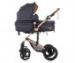 Комбинирана бебешка количка с обръщаща се седалка за новородени с тегло до 15кг Chipolino Камеа, антрацит KKCA02201AN thumb 3