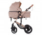 Комбинирана бебешка количка с обръщаща се седалка за новородени с тегло до 15кг Chipolino Камеа, хумус KKCA02202HU thumb 3