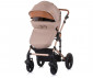 Комбинирана бебешка количка с обръщаща се седалка за новородени с тегло до 15кг Chipolino Камеа, хумус KKCA02202HU thumb 5