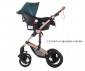 Комбинирана бебешка количка с обръщаща се седалка за новородени с тегло до 15кг Chipolino Камеа, авокадо KKCA02203AV thumb 8