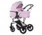 Комбинирана бебешка количка с обръщаща се седалка за новородени с тегло до 15кг Chipolino Камеа, пудра KKCA02204BH thumb 2