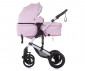 Комбинирана бебешка количка с обръщаща се седалка за новородени с тегло до 15кг Chipolino Камеа, пудра KKCA02204BH thumb 3