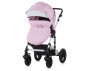 Комбинирана бебешка количка с обръщаща се седалка за новородени с тегло до 15кг Chipolino Камеа, пудра KKCA02204BH thumb 5