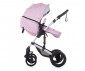 Комбинирана бебешка количка с обръщаща се седалка за новородени с тегло до 15кг Chipolino Камеа, пудра KKCA02204BH thumb 7
