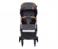 Сгъваема лятна бебешка количка за новородени с тегло до 15кг Chipolino Сити, черна LKCT02201RA thumb 2