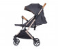 Сгъваема лятна бебешка количка за новородени с тегло до 15кг Chipolino Сити, черна LKCT02201RA thumb 4