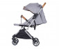 Сгъваема лятна бебешка количка за новородени с тегло до 15кг Chipolino Сити, платина LKCT02202PL thumb 4