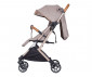 Сгъваема лятна бебешка количка за новородени с тегло до 15кг Chipolino Сити, хумус LKCT02203HU thumb 3