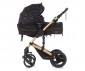 Комбинирана бебешка количка с обръщаща се седалка за деца до 15кг Chipolino Камеа, абанос KKCA02301EB thumb 2