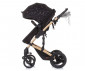 Комбинирана бебешка количка с обръщаща се седалка за деца до 15кг Chipolino Камеа, абанос KKCA02301EB thumb 5