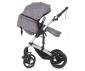Комбинирана бебешка количка с обръщаща се седалка за деца до 15кг Chipolino Камеа, графит KKCA02302GT thumb 6