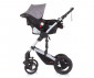 Комбинирана бебешка количка с обръщаща се седалка за деца до 15кг Chipolino Камеа, графит KKCA02302GT thumb 7