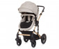 Комбинирана бебешка количка с обръщаща се седалка за деца до 15кг Chipolino Камеа, пясък KKCA02303SA thumb 3