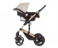 Комбинирана бебешка количка с обръщаща се седалка за деца до 15кг Chipolino Камеа, пясък KKCA02303SA thumb 7
