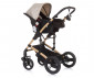 Комбинирана бебешка количка с обръщаща се седалка за деца до 15кг Chipolino Камеа, пясък KKCA02303SA thumb 8
