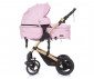 Комбинирана бебешка количка с обръщаща се седалка за деца до 15кг Chipolino Камеа, розова вода KKCA02305RW thumb 2