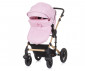 Комбинирана бебешка количка с обръщаща се седалка за деца до 15кг Chipolino Камеа, розова вода KKCA02305RW thumb 4