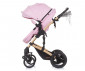 Комбинирана бебешка количка с обръщаща се седалка за деца до 15кг Chipolino Камеа, розова вода KKCA02305RW thumb 5