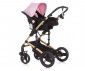 Комбинирана бебешка количка с обръщаща се седалка за деца до 15кг Chipolino Камеа, розова вода KKCA02305RW thumb 8