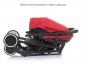 Сгъваема лятна бебешка количка за новородени с тегло до 15кг Chipolino Кларис, мак LKCL02302PO thumb 4