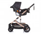 Комбинирана бебешка количка с обръщаща се седалка за деца до 15кг Chipolino Естел, абанос KKES02301EB thumb 10