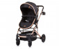 Комбинирана бебешка количка с обръщаща се седалка за деца до 15кг Chipolino Естел, абанос KKES02301EB thumb 5