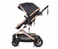 Комбинирана бебешка количка с обръщаща се седалка за деца до 15кг Chipolino Естел, абанос KKES02301EB thumb 7