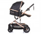 Комбинирана бебешка количка с обръщаща се седалка за деца до 15кг Chipolino Естел, абанос KKES02301EB thumb 9