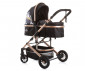 Комбинирана бебешка количка с обръщаща се седалка за деца до 15кг Chipolino Естел, листа KKES02302LE thumb 2