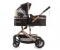 Комбинирана бебешка количка с обръщаща се седалка за деца до 15кг Chipolino Естел, листа KKES02302LE thumb 3