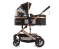 Комбинирана бебешка количка с обръщаща се седалка за деца до 15кг Chipolino Естел, листа KKES02302LE thumb 4
