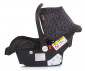 Бебешко столче/кошница за автомобил за новородени бебета с тегло до 13кг. с адаптори Chipolino Естел, абанос STKES02301EB thumb 2