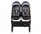 Комбинирана бебешка количка с обръщаща се седалка за близнаци до 22кг всяко Chipolino Дуо Смарт, сребристо-сиво KBDS02402SG thumb 8