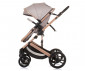 Комбинирана бебешка количка с обръщаща се седалка за деца до 22кг Chipolino Аморе, макадамия KKAM02403MA thumb 5